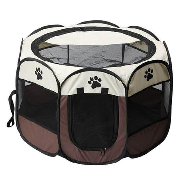Foldie Portable Cat Playpen Cat Beds KittyNook Coffee M